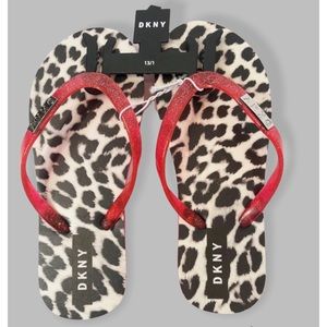 🆕 DKNY Cheetah Flip Flops